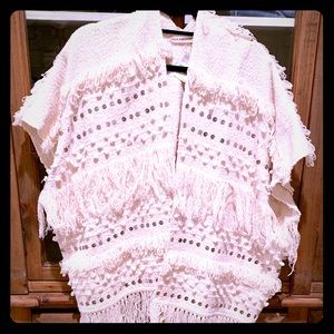 Ulla Johnson Ivory Knit Vest/Wrap